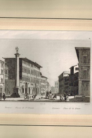 Firenze. Piazza di Santa Trinità
