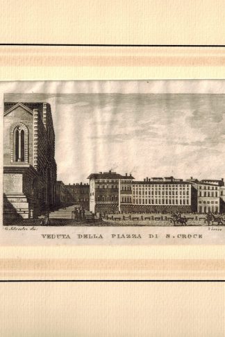 Veduta della Piazza di S. Croce