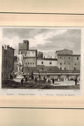 Firenze. Fontana di Nettuno