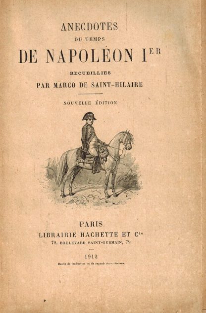 Anecdotes de Napoleon Ier