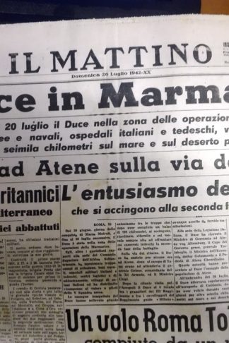 Il Duce in Marmarica...La sosta ad Atene sulla via del ritorno...