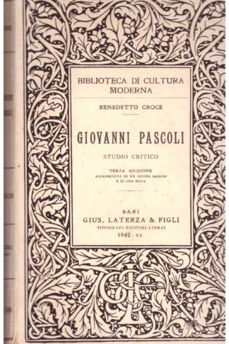 Giovanni Pascoli. Studio critico