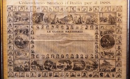 Calendario Storico d'Italia per il 1888