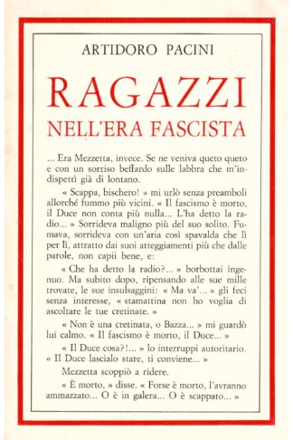 Ragazzi nell'era fascista