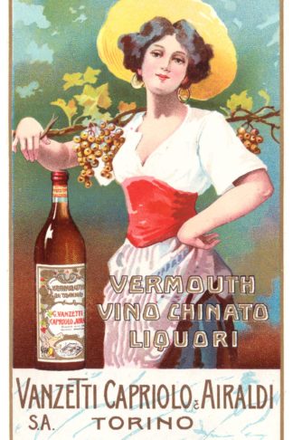 Vermouth Vino Chinato Liquori Vanzetti Capriolo & Airaldi S.A. Torino