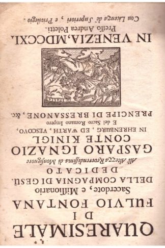 Quaresimale di F.F. Sacerdote, e Missionario della Compagnia di Gesù...