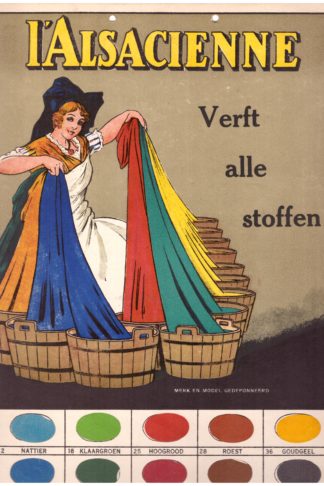 L'Alsacienne. Verft alle stoffen.