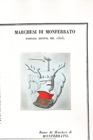 Famiglie celebri italiane: Marchesi di Monferrato
