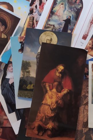Lotto di n. 100 santini (Holy Card) recenti