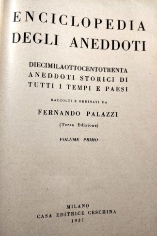 Enciclopedia degli Aneddoti