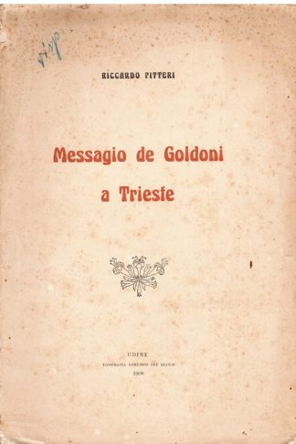 Messagio de Goldoni a Trieste