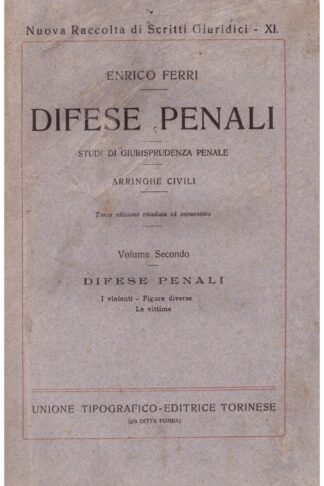 Difese penali. Studi di Giurisprudenza Penale