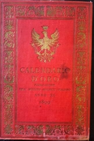 Calendario d'Oro anno XI-1899