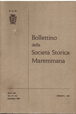 Bollettino della Società Storica Maremmana