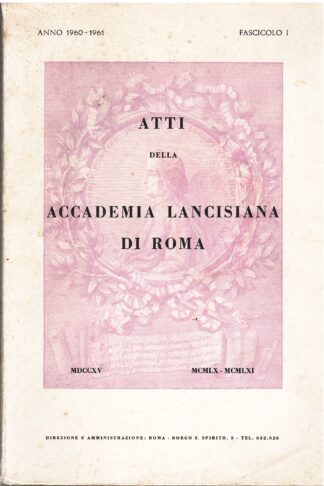 Atti della Accademia Lancisiana di Roma