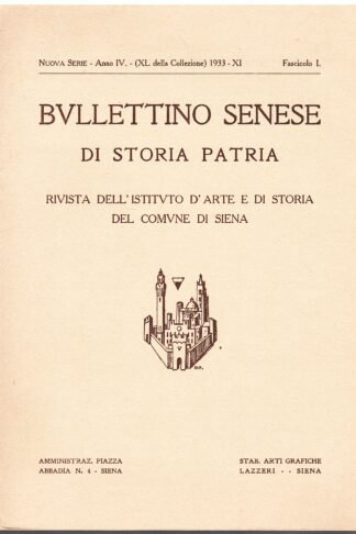 Bullettino Senese di Storia patria