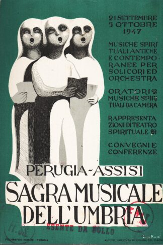 Sagra Musicale dell'Umbria. Perugia- Assisi