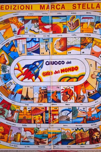 Giuoco del Giro del Mondo. Edizioni Marca Stella